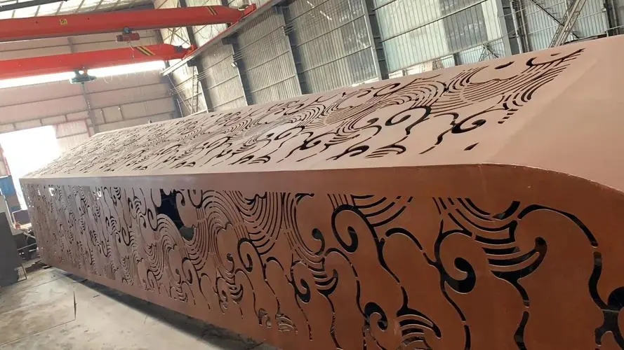 什玲镇耐候钢灯柱